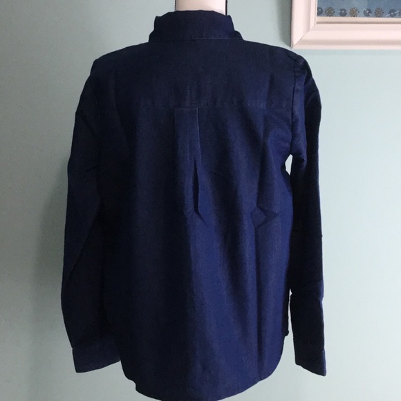 August Silk - Blue Denim Top - Picture 5 of 8